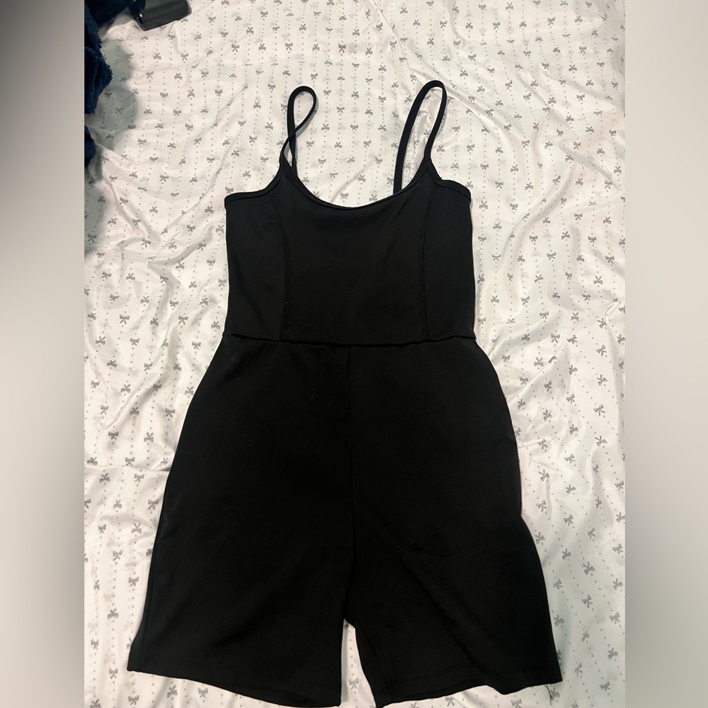 Black & nude unitard